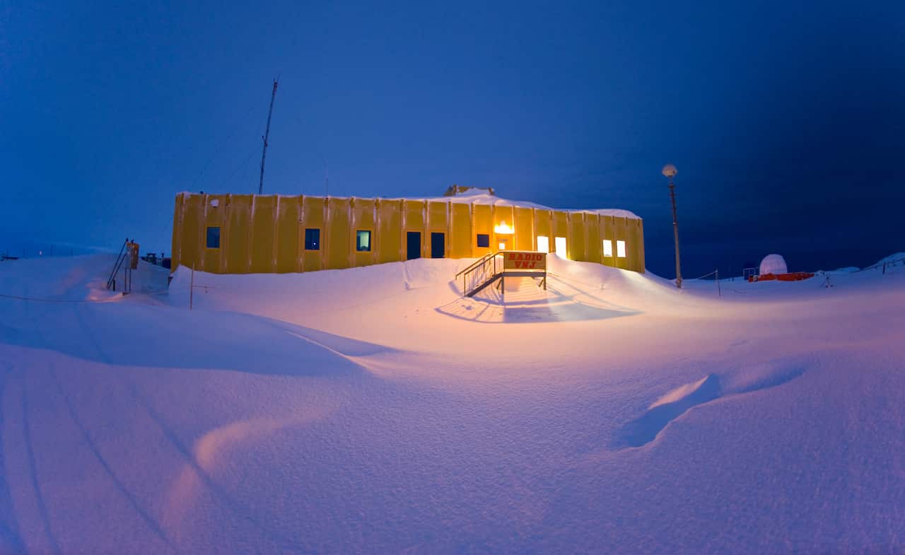 Australia's Casey station in Antarctica.