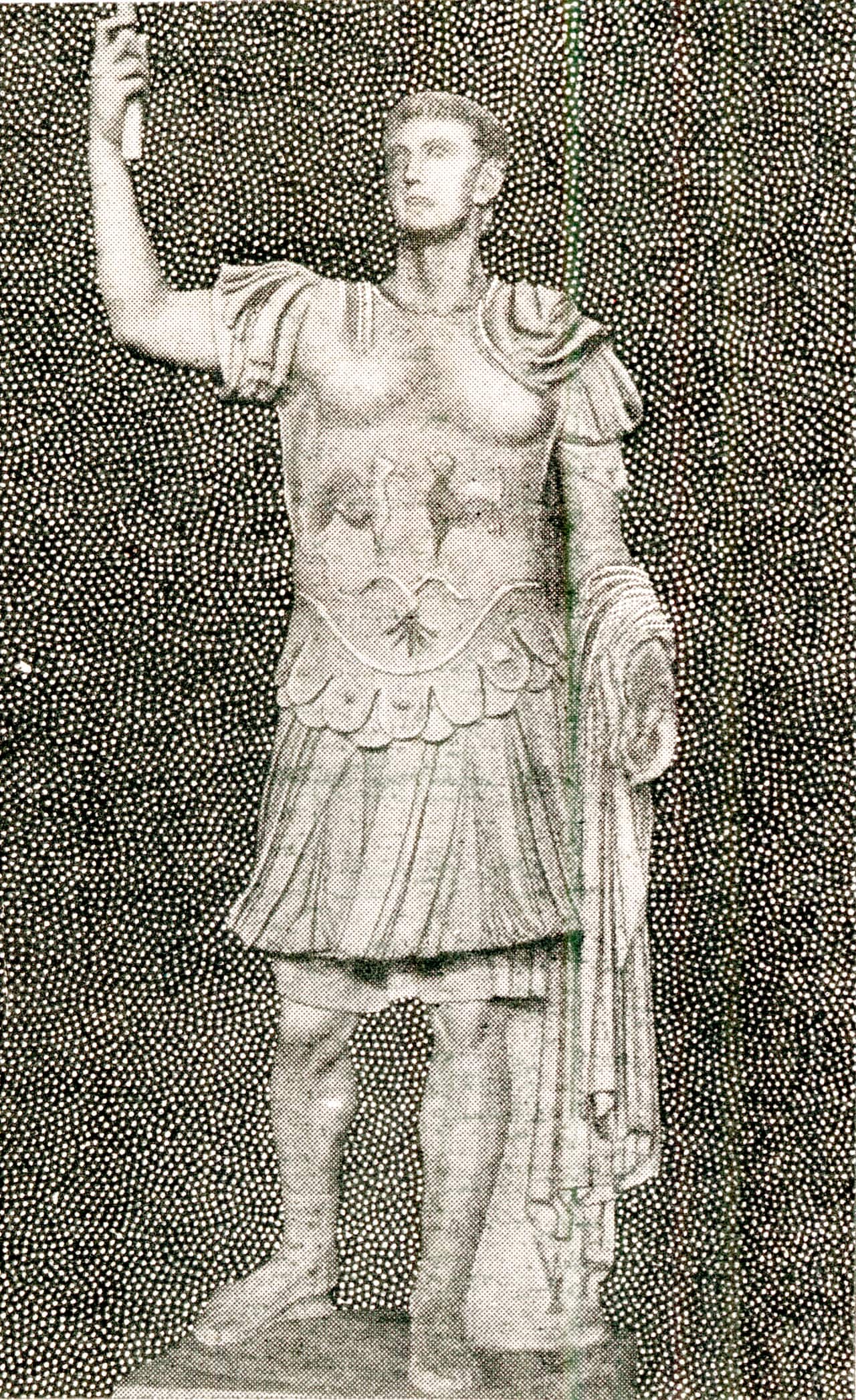 A representation of the Roman Emperor Caligula.