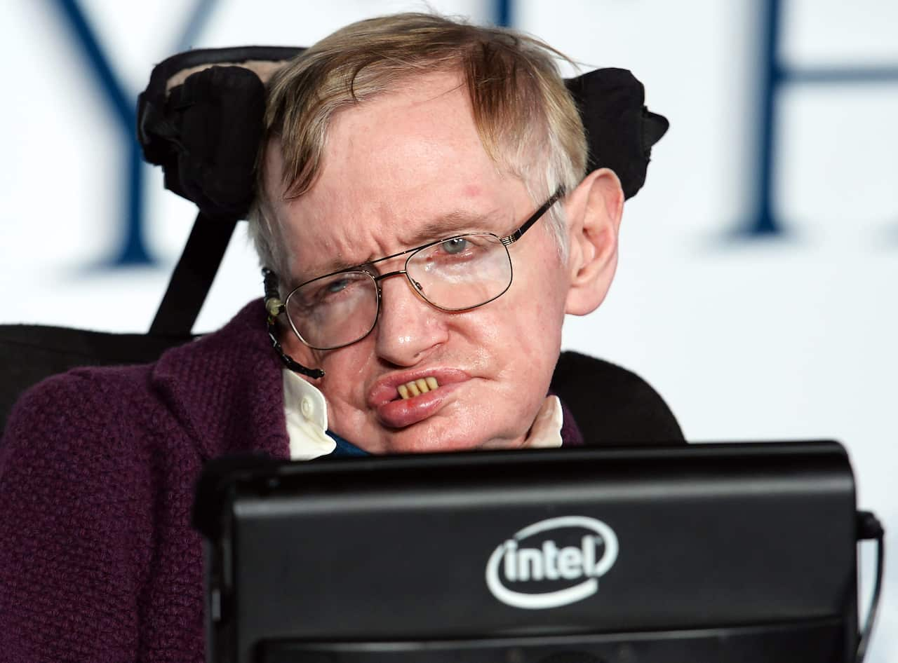 British physicist Stephen Hawking. (AAP)