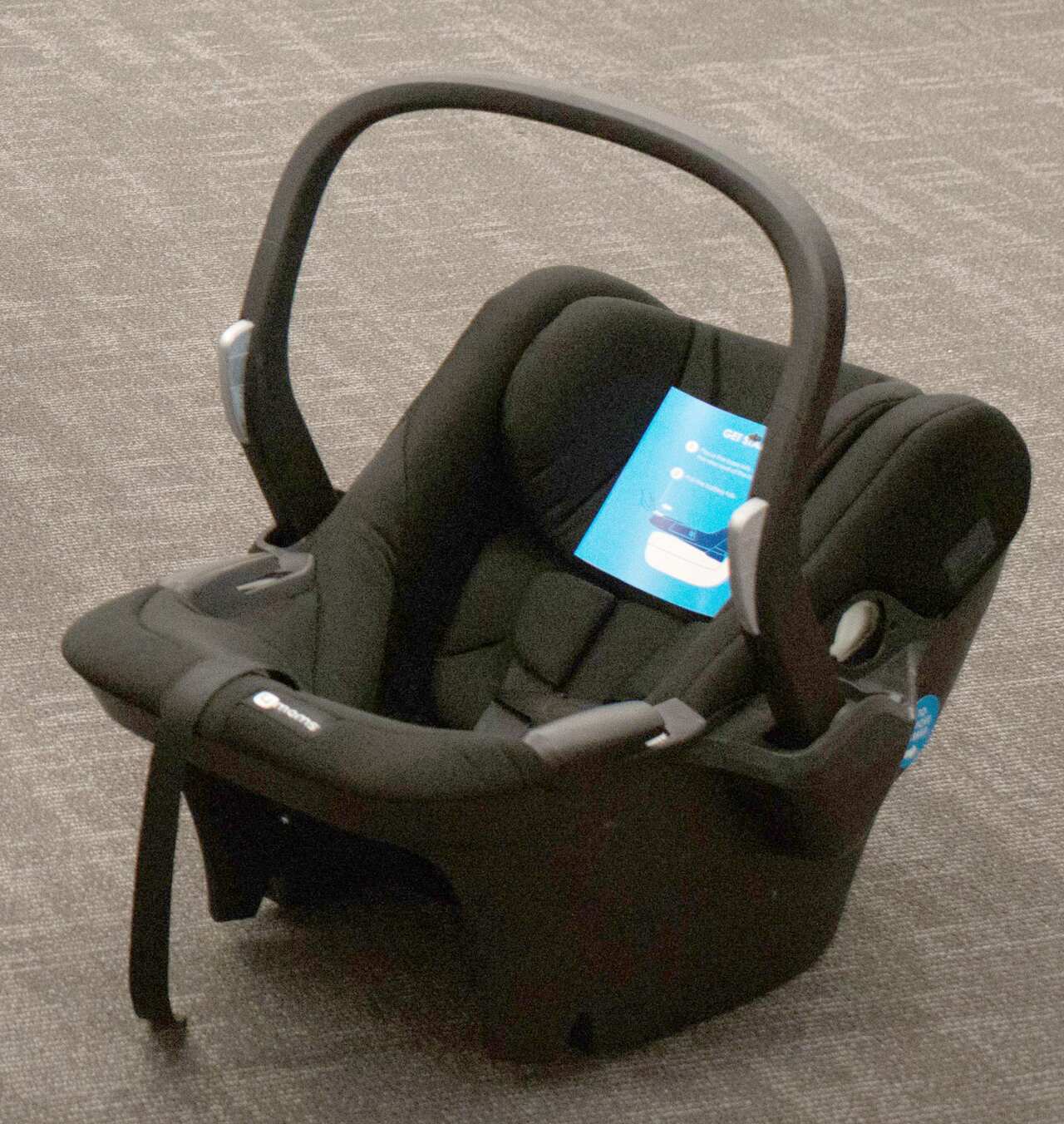 The 4moms company's robotic infant car test automates the tricky task of installing a car seat, June 27, 2015. (Joe Appel/Washington Post)