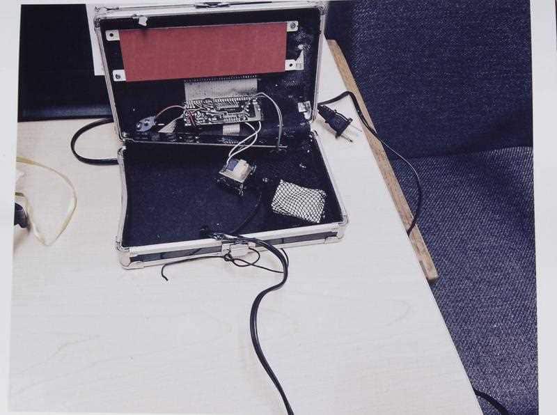 The homemade clock that Ahmed Mohamed brought to school. Police detained the 14-year-old Muslim boy after a teacher at MacArthur High School decided that the homemade clock he brought to class looked like a bomb. (AP)