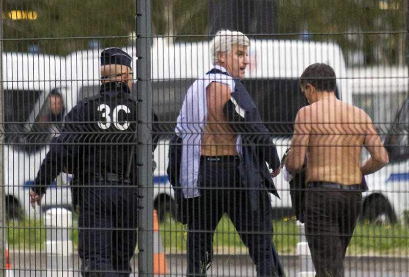 Air France director of Human Ressources, Xavier Broseta had the clothes ripped from his back by protesters who stormed a meeting about mass job cuts.