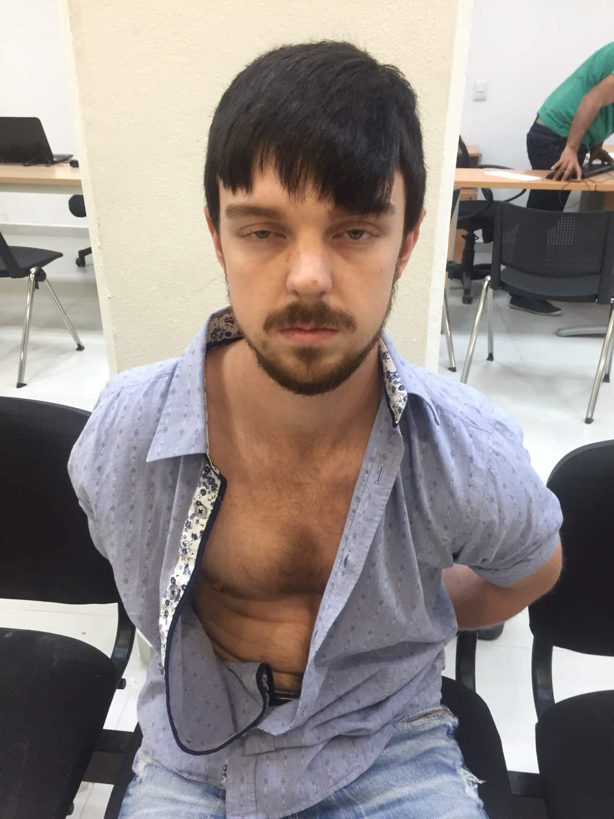 Ethan Couch, after he was taken into custody in Puerto Vallarta, Mexico.