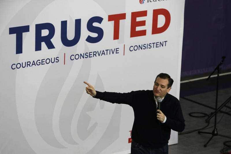 Republican presidential candidate, Senator Ted Cruz.
