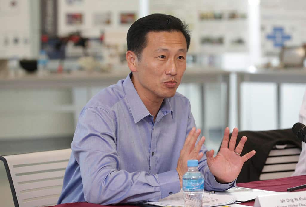 Singapore's education minister Ong Ye Kung