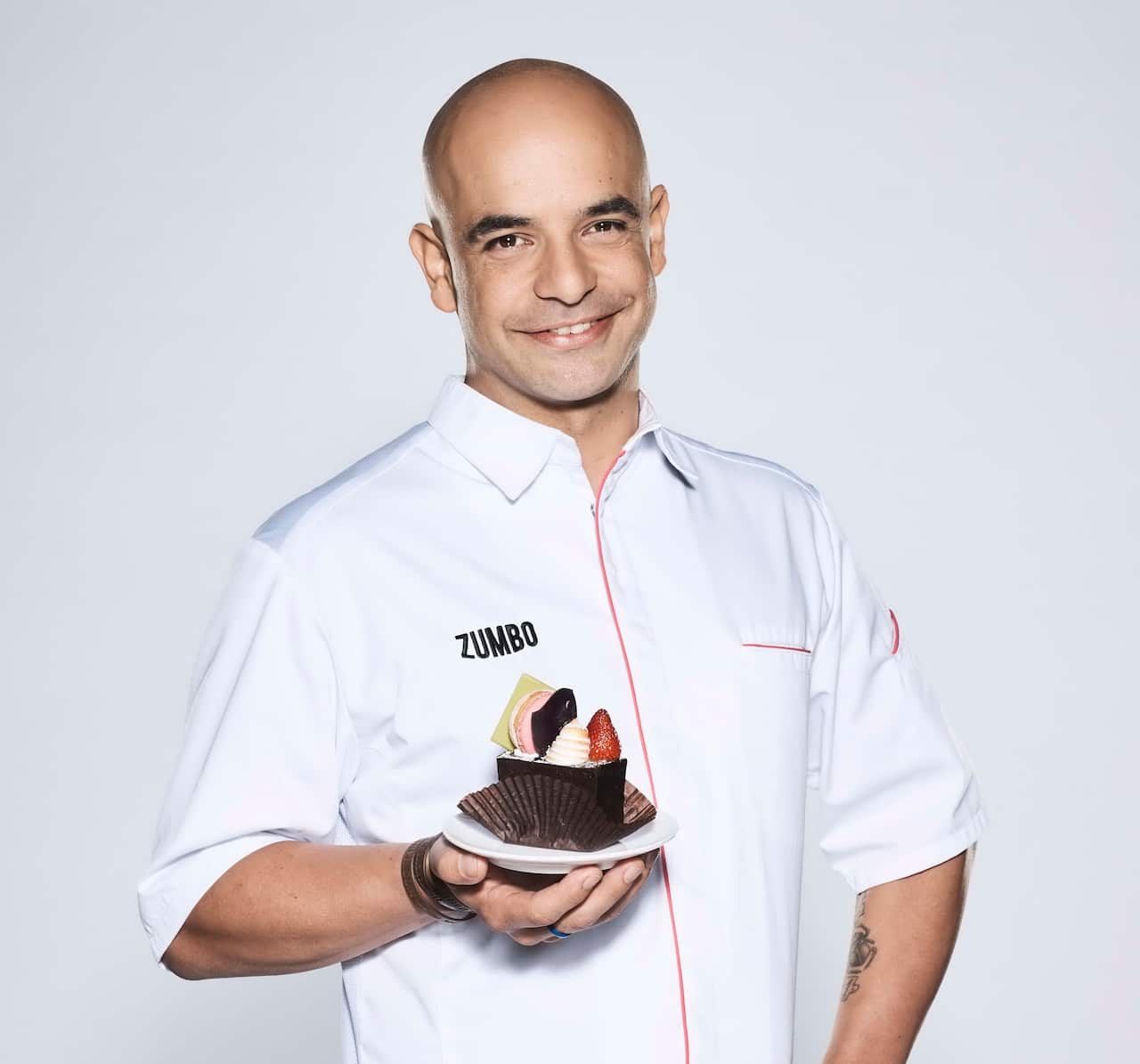 Adriano Zumbo with one of his creations. 