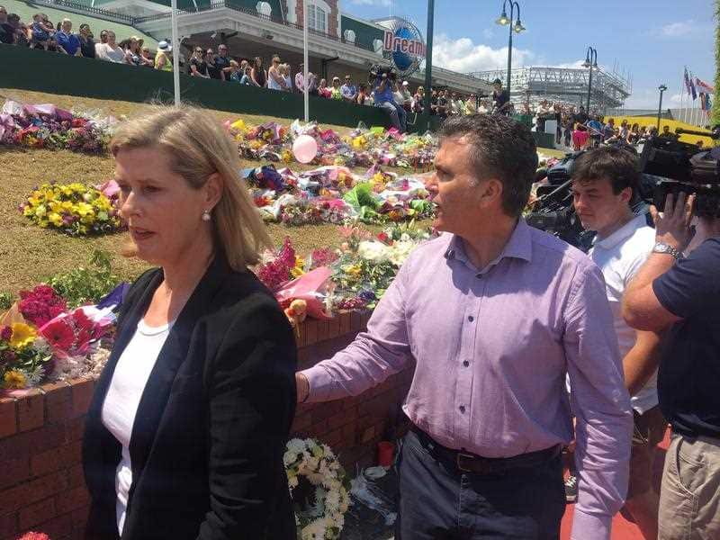 Ardent Leisure CEO Deborah Thomas visits Dreamworld on alongside Dreamworld CEO Craig Donaldson, Friday, Oct 28, 2016.