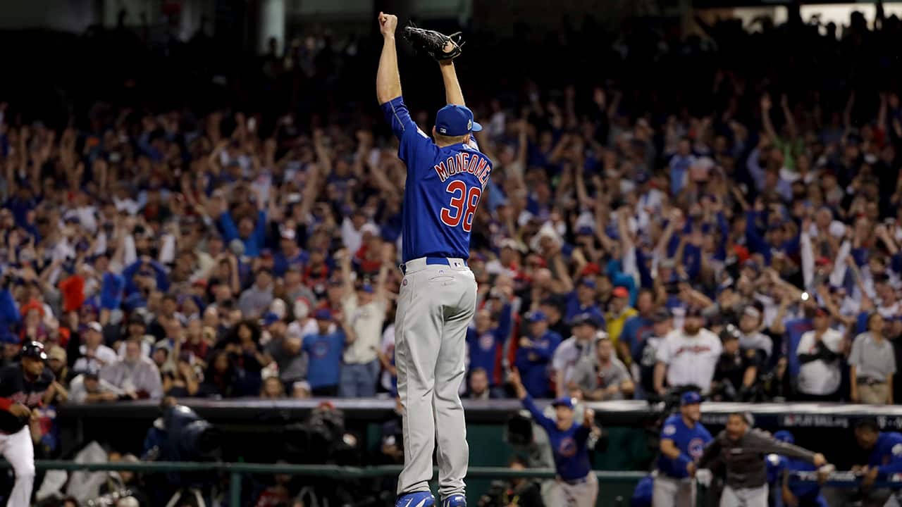 Chicago Cubs relief pitcher Mike Montgomery