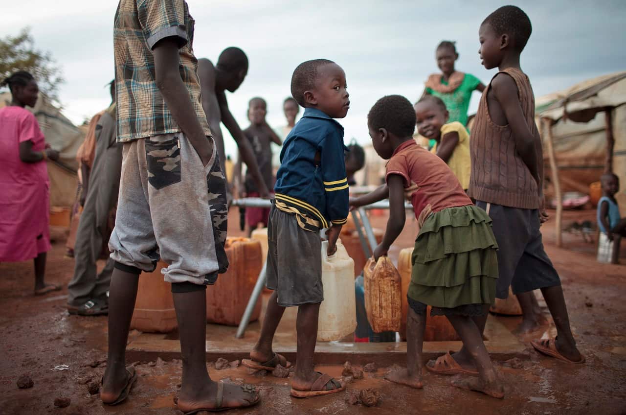 South Sudan ranked last.