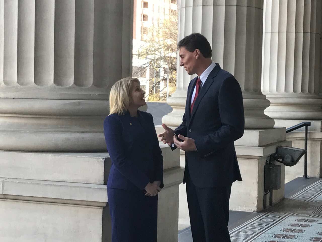 South Australian Senator Cory Bernardi and Victorian MP Rachel Carling-Jenkins