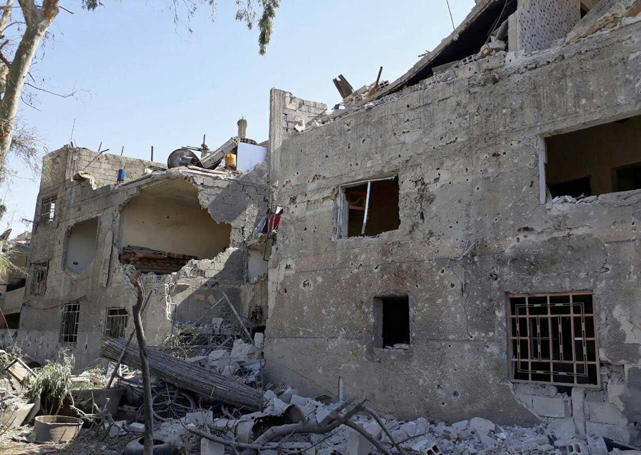 A series of car bomb explosions hit the Syrian capital on Sunday, including a suicide attacker who blew himself up after being surrounded by security forces.