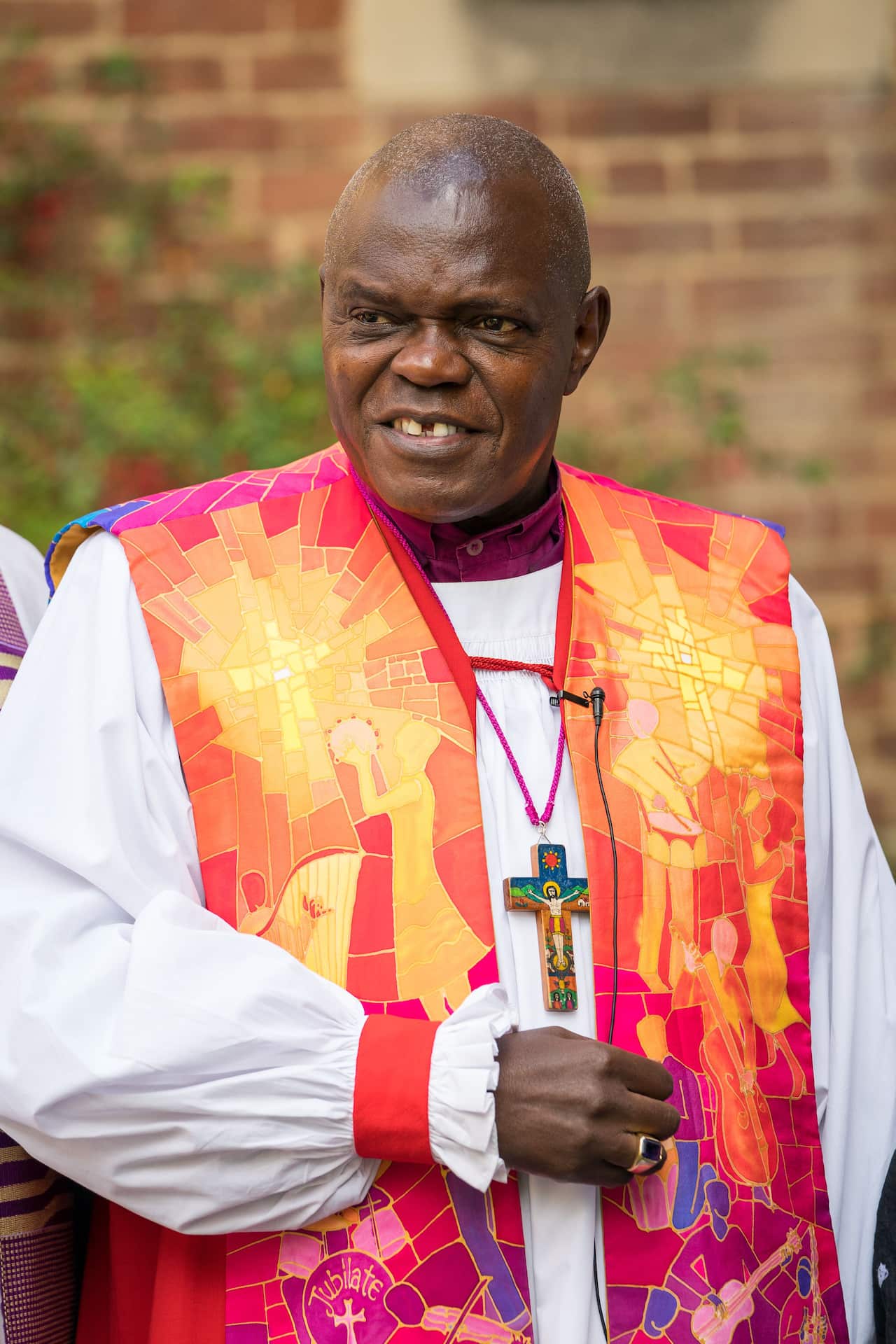 File photo of the Archbishop of York Dr John Sentamu, who has resumed wearing a dog collar after cutting up his previous one in protest at Robert Mugabe's rule in Zimbabwe, Sunday November 26, 2017.