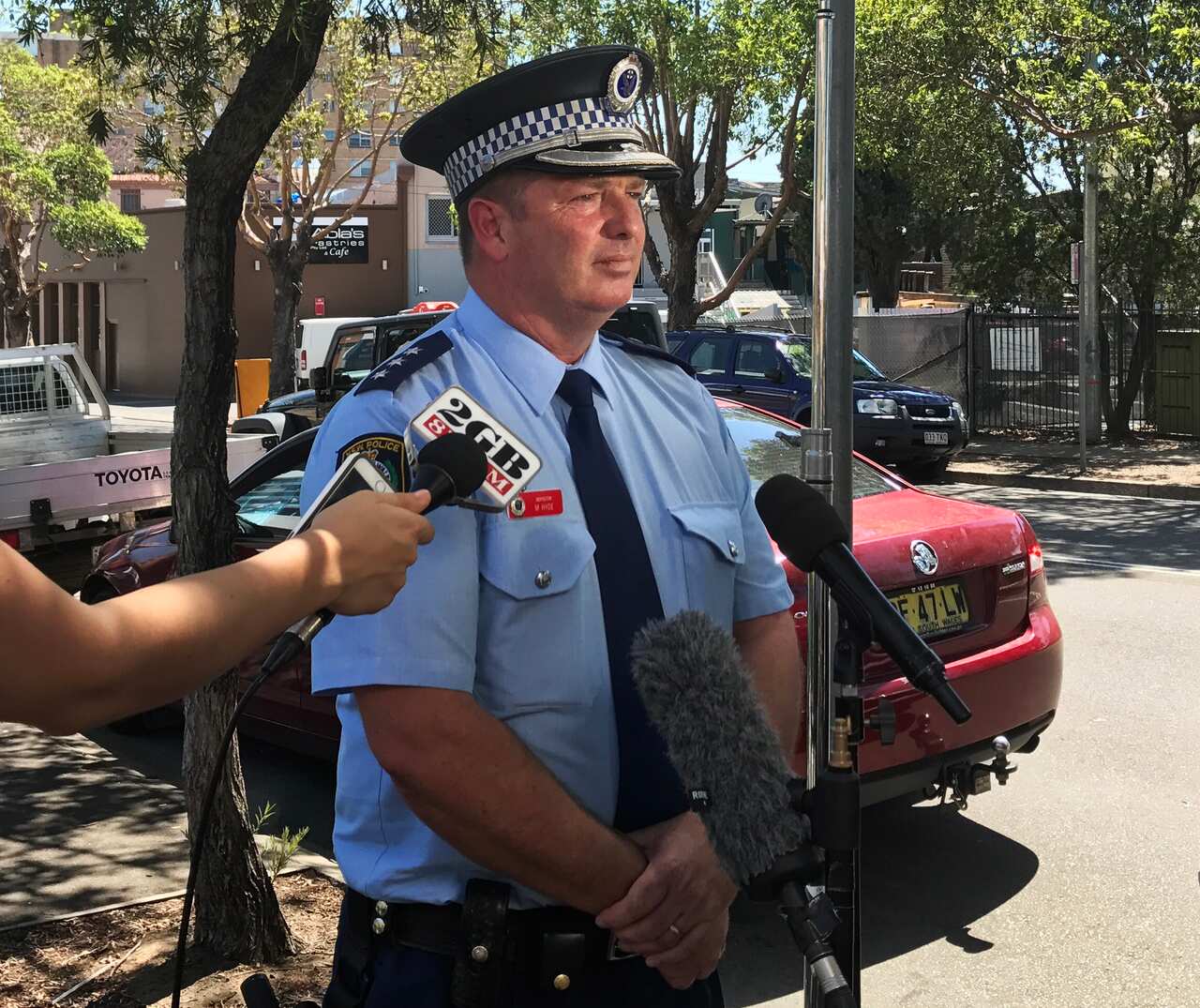 NSW Police Inspector Matthew Hyde said the victim was a brave man.