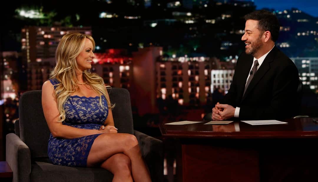 Stormy Daniels has already appeared on Jimmy Kimmel Live.