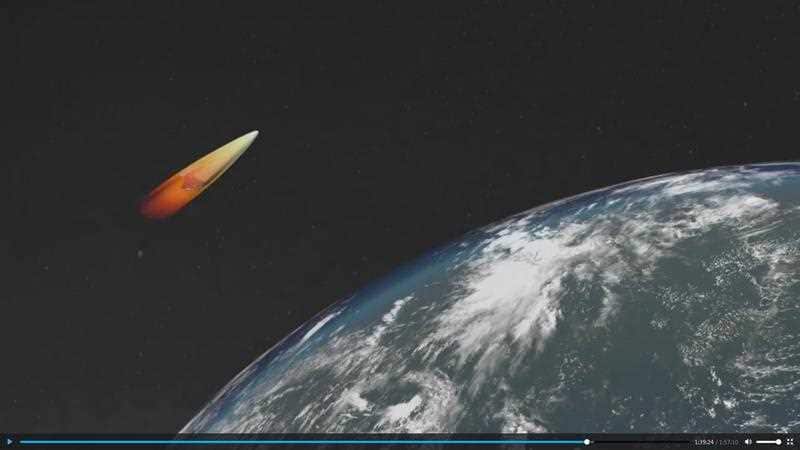 A frame grab taken from a handout video footage provided by official website of the Russian President.