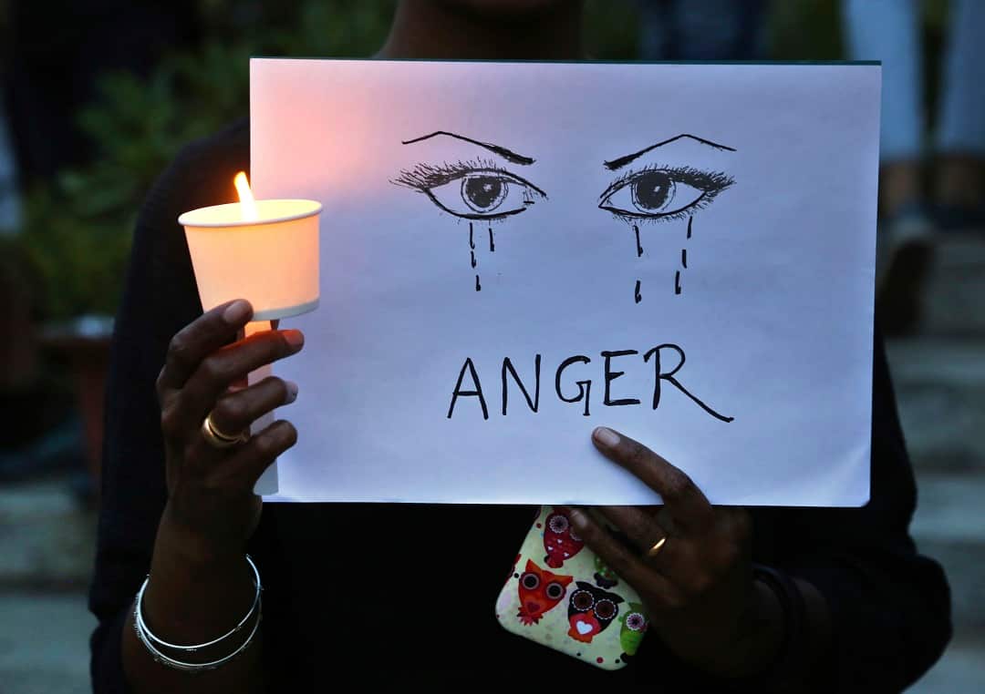 A protest against sexual violence in Bangalore, India.