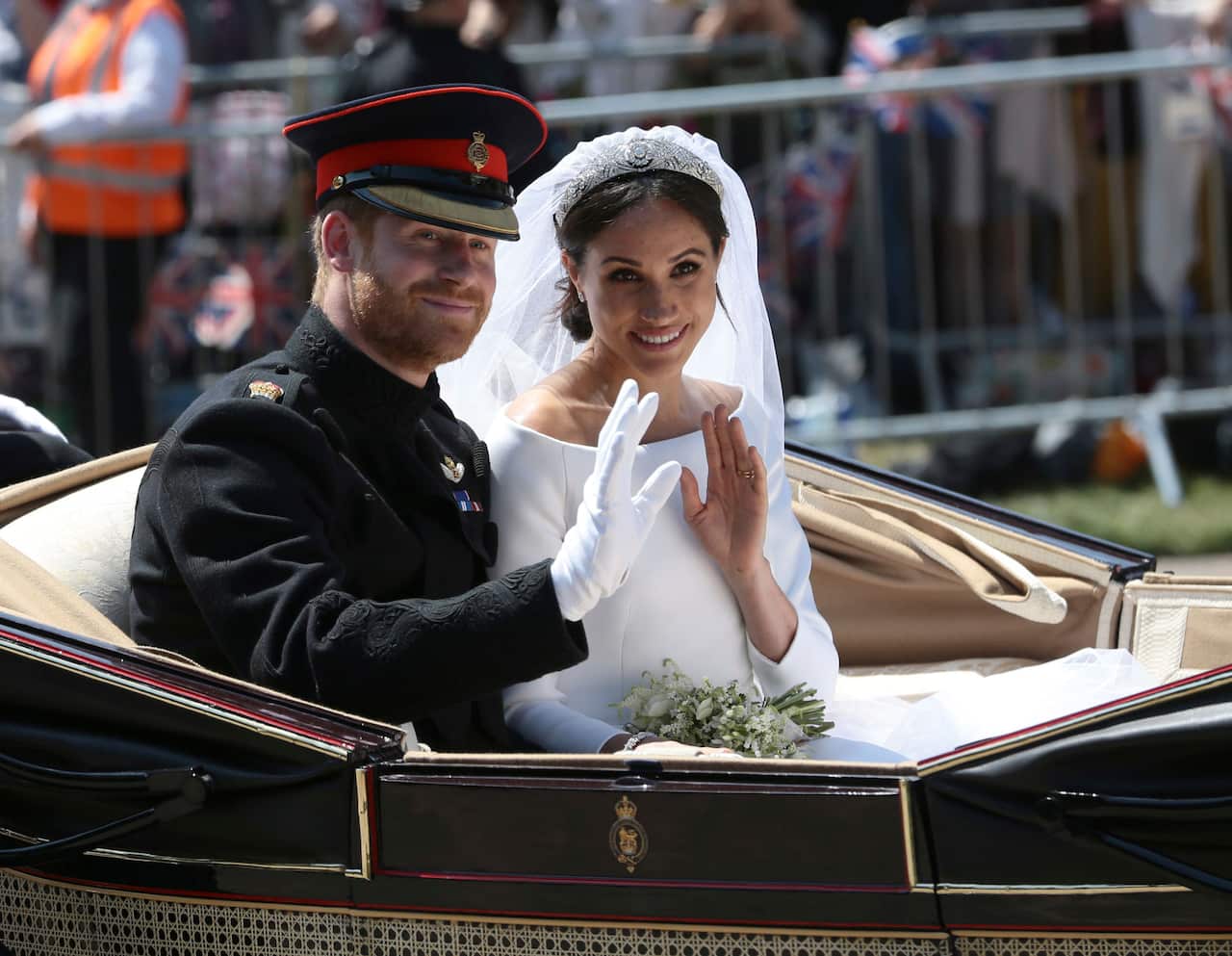 Prince Harry and Meghan married in May last year.