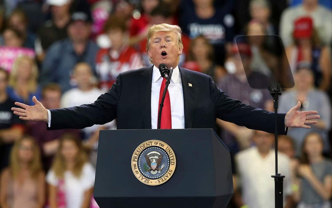 President Donald Trump has defended the policy.