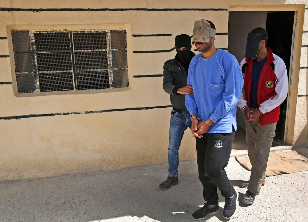 Alexanda Amon Kotey, left, and El Shafee Elsheikh, right.