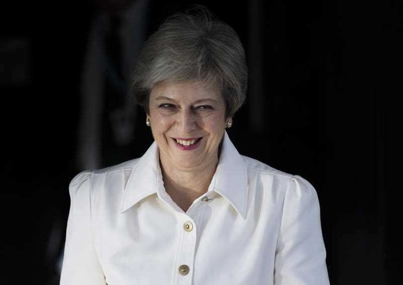 Britain's Prime Minister Theresa May leaves her hotel on the second day of the Conservative Party Conference in Birmingham, Britain, 01 October 2018.