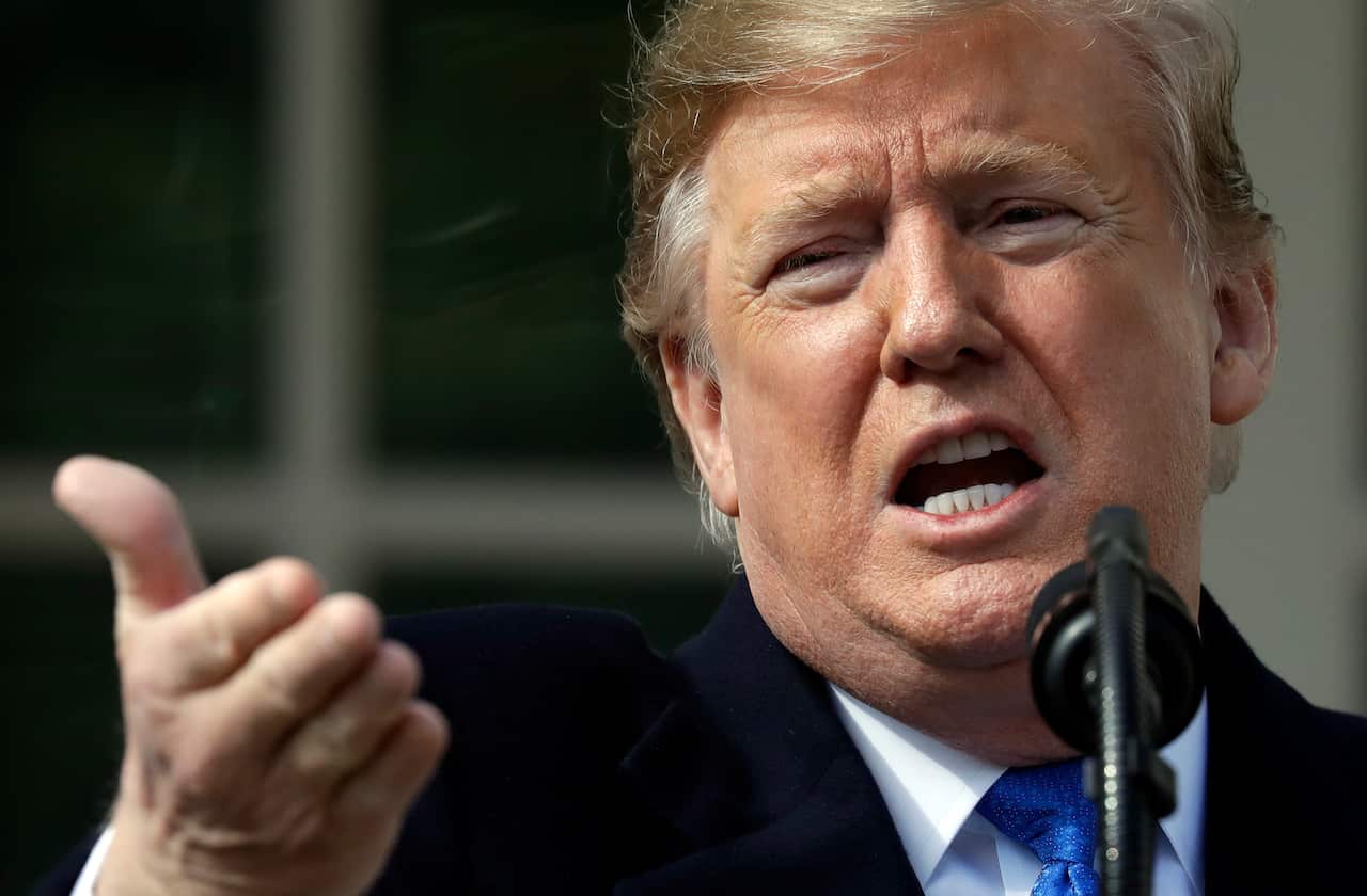 Donald Trump pleaded with Venezuela's military to support opposition leader Juan Guaido.