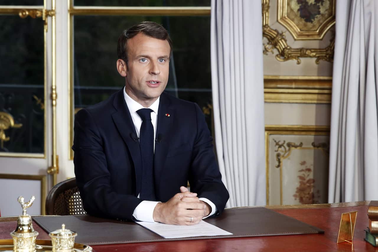 French President Emmanuel Macron has vowed to rebuild the cathedral.