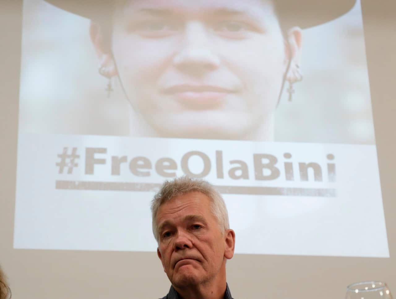 The father of detained Swedish programmer Ola Bini, Dag Gustafsson.