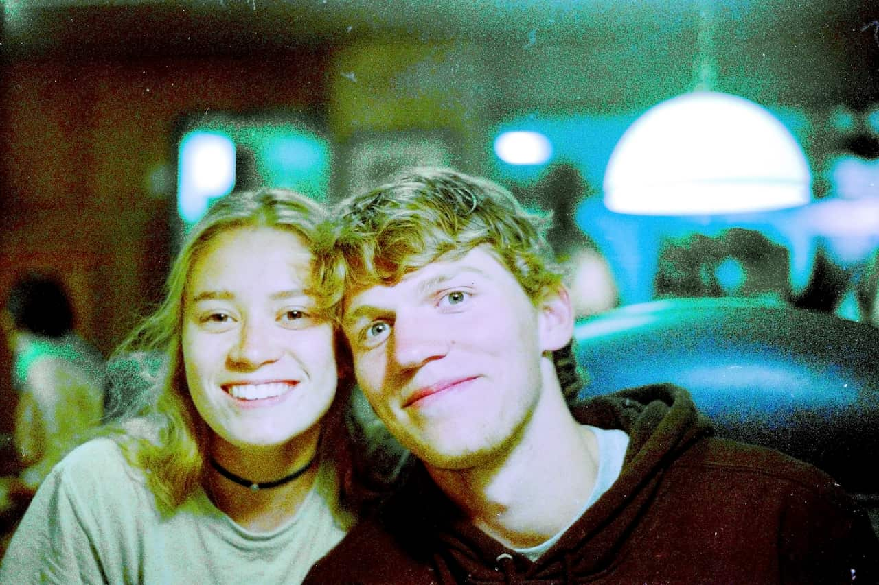 Riley Howell with girlfriend Lauren Westmoreland