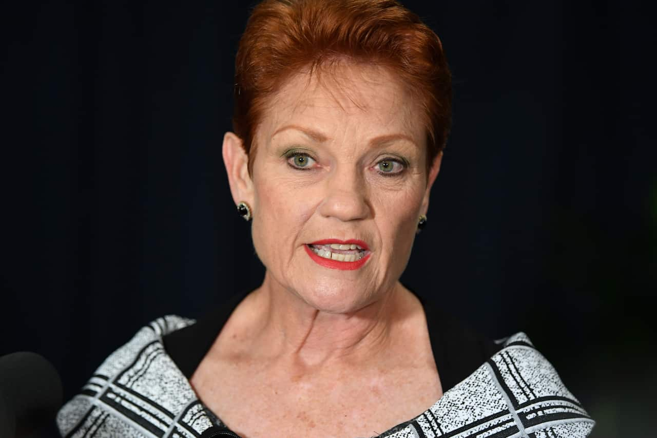 Senator Pauline Hanson.