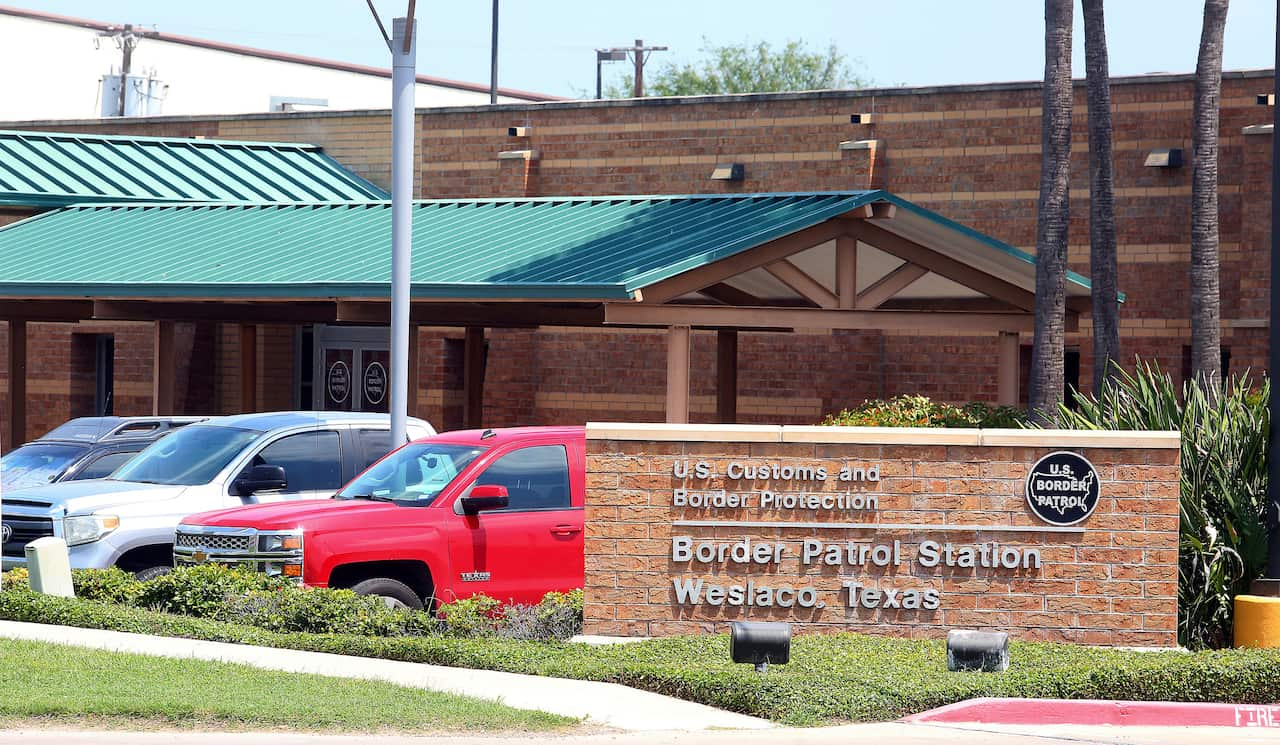 The US Border Patrol Station in Weslaco, Texas, where a 16-year-old Guatemalan boy died.