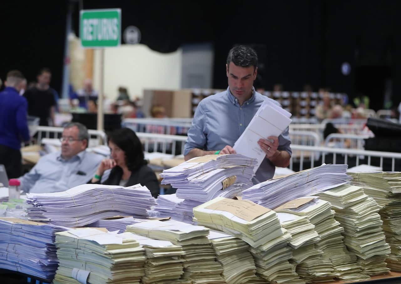 Counting begins in the Local and European Elections and divorce referendum in Dublin.