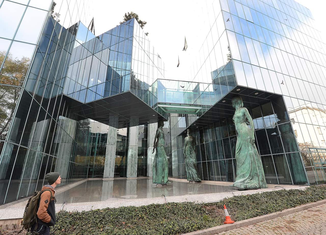 Poland's Supreme Court building in Warsaw, Poland.