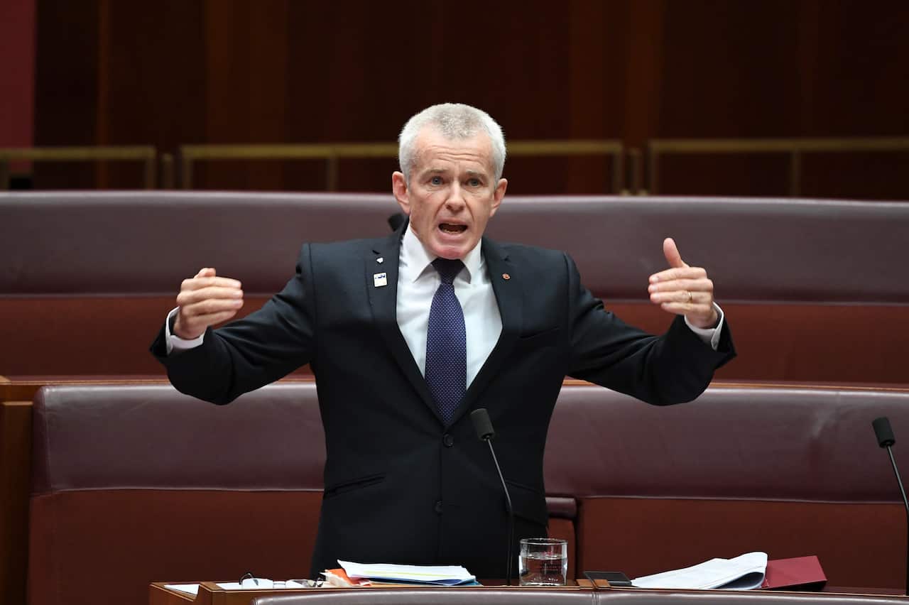 One Nation Senator Malcolm Roberts was not in the chamber when the vote on the Greens bill took place. 