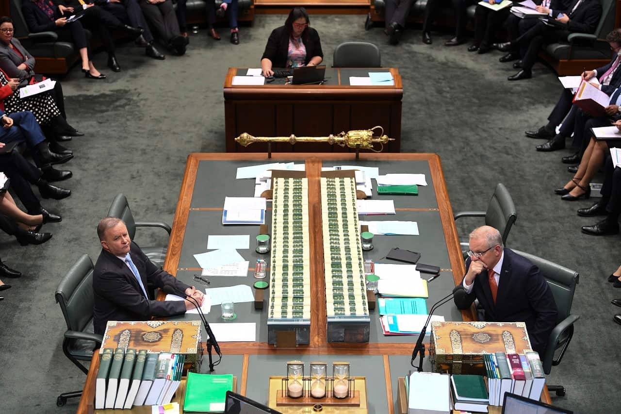 Question Time at Parliament House in Canberra on Thursday.
