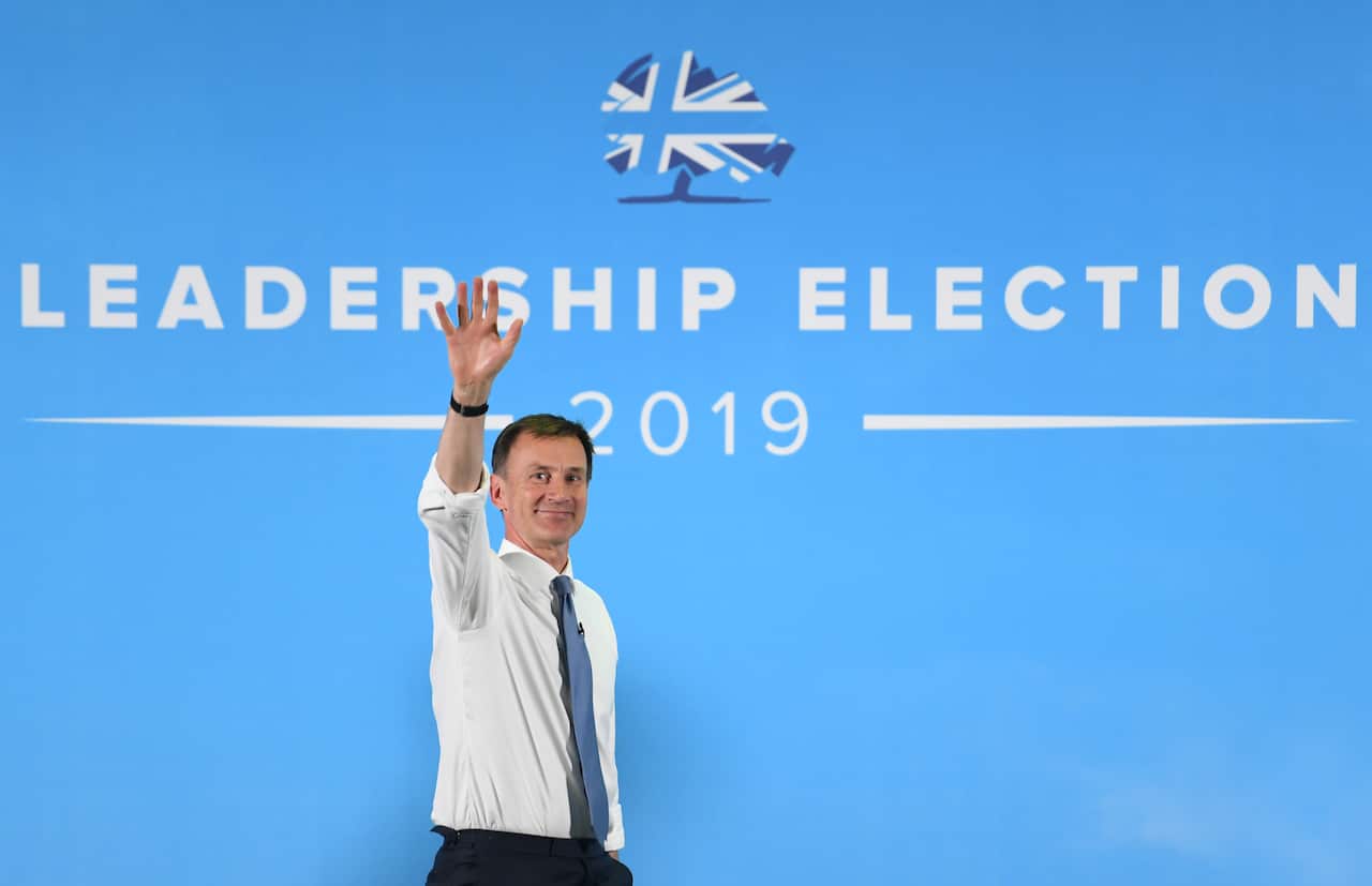 Conservative Party leadership candidate Jeremy Hunt during a Tory leadership hustings in Colchester, Essex.. Picture date: Saturday July 13, 2019. See PA story POLITICS Tories. Photo credit should read: Joe Giddens/PA Wire