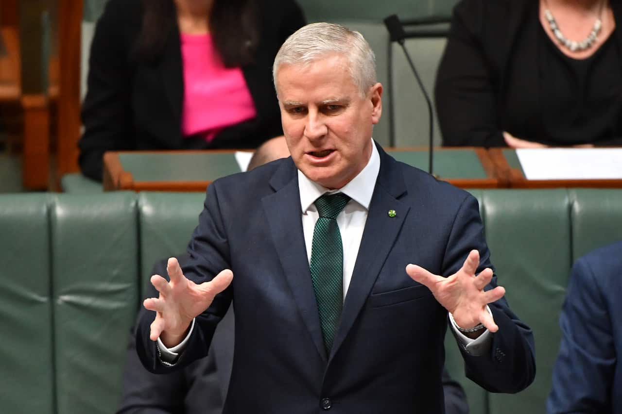 Deputy prime minister Michael McCormack has apologised for claiming the Pacific Islands would survive climate because they "pick our fruit".
