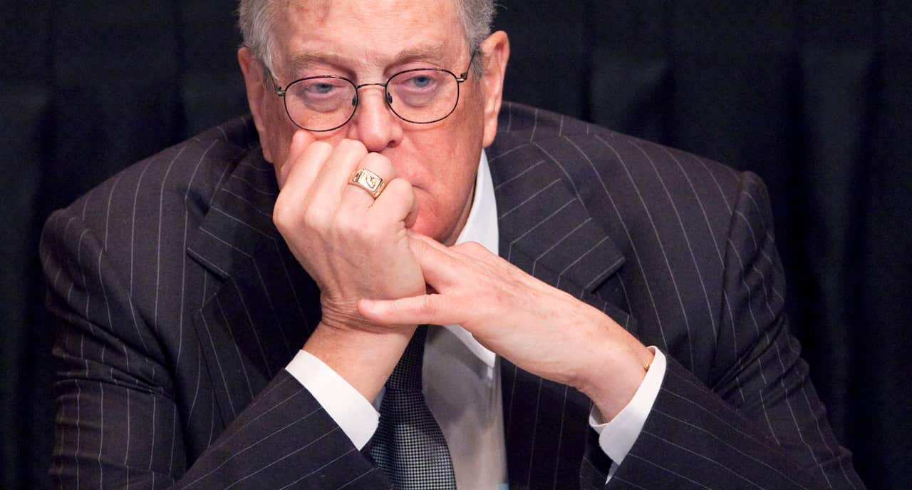 David Koch served as executive vice president of Koch Industries.