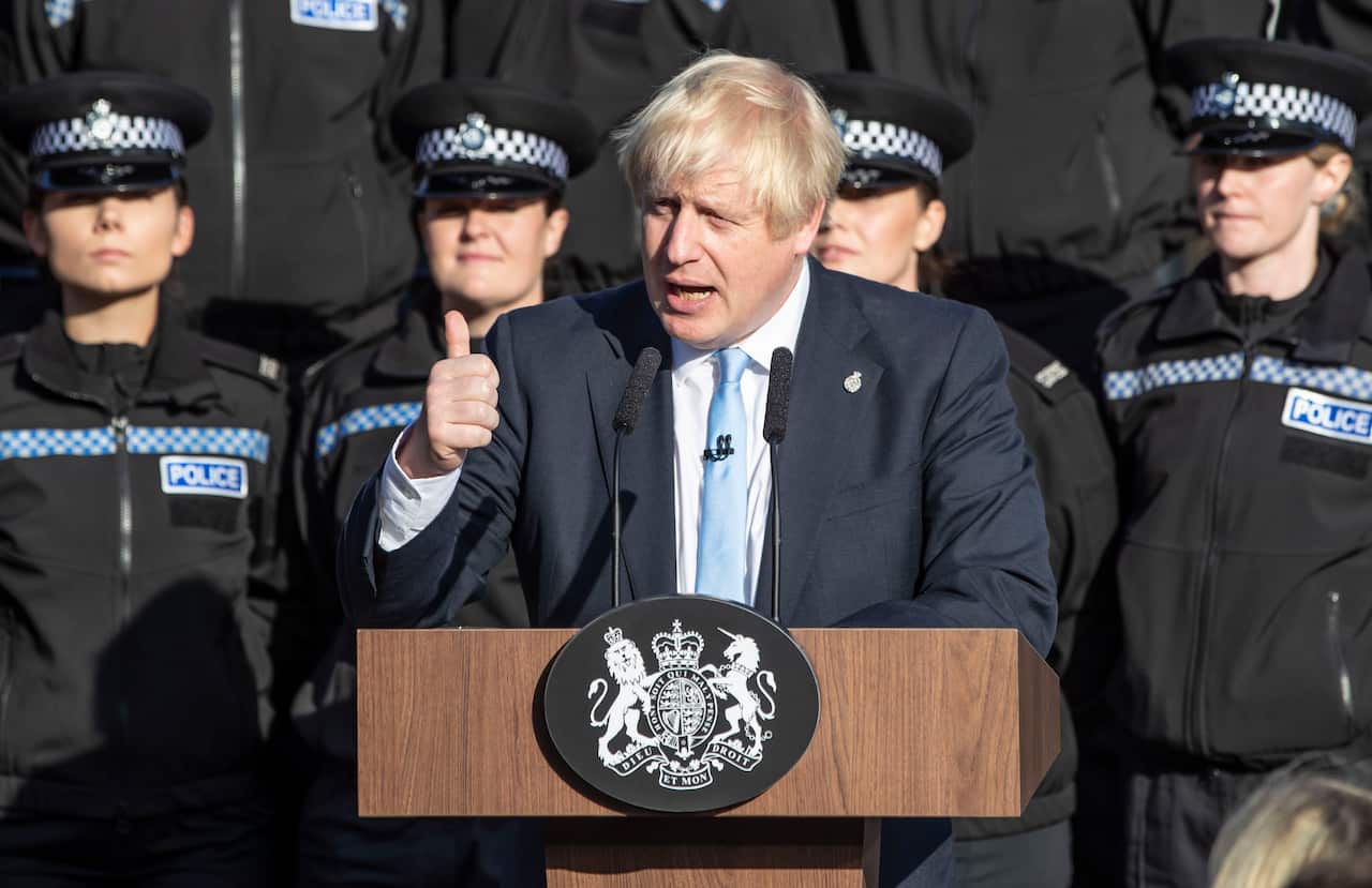 Prime Minister Boris Johnson said Thursday he would "rather be dead in a ditch" than delay Brexit beyond next month.