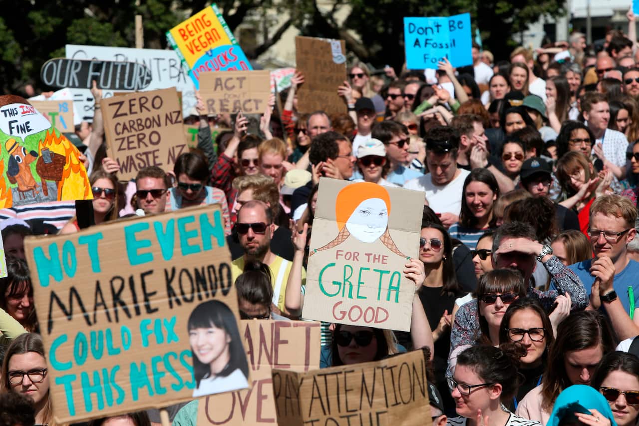 Forty towns in New Zealand held marches with 260 businesses involved.