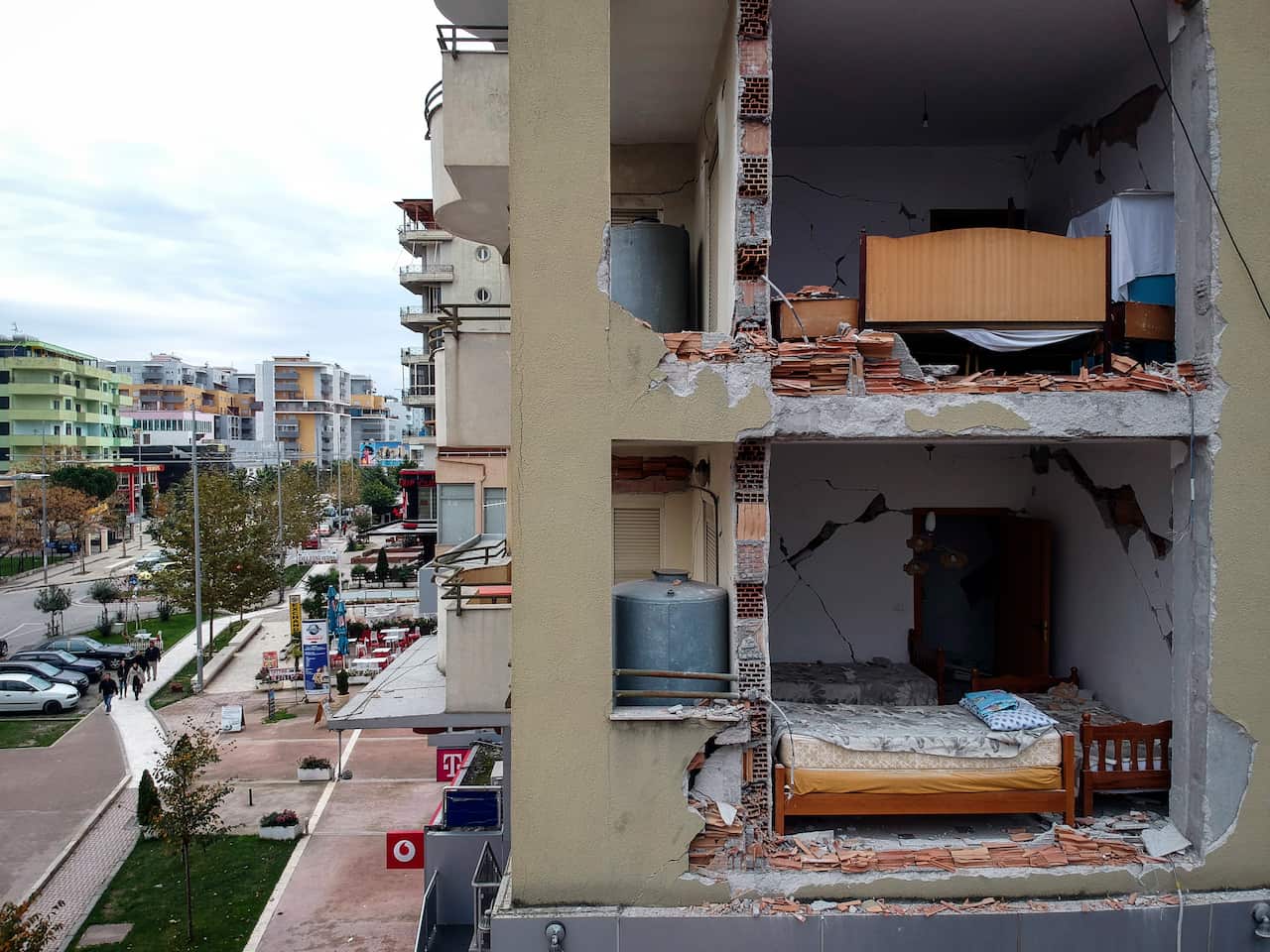 The 6.4 magnitude earthquake on 26 November is Albania's worst quake. 