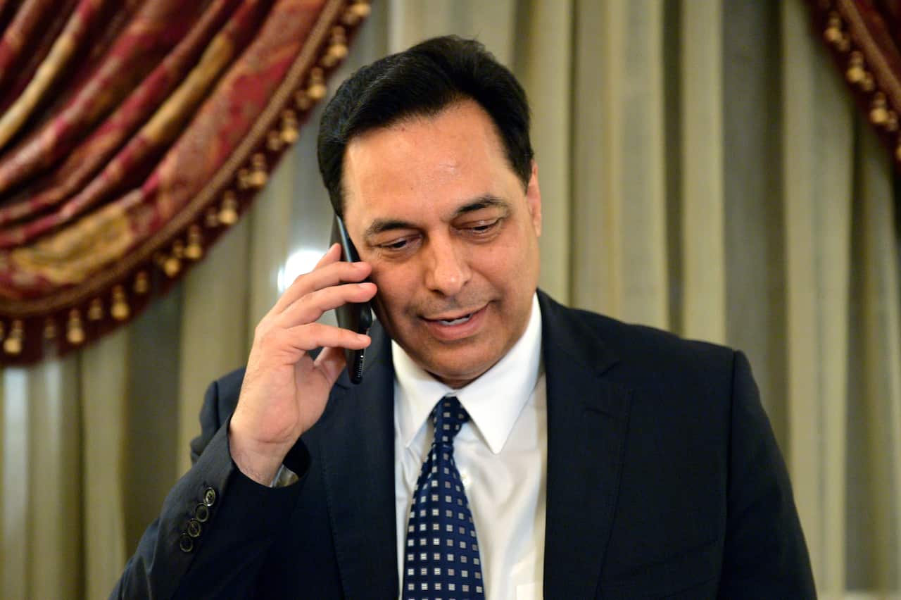 Designated Prime Minister Hassan Diab at his home in Beirut, Lebanon.