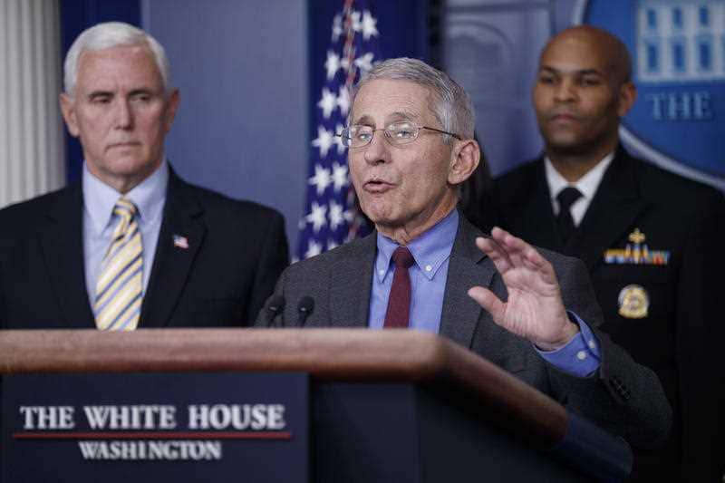 Dr. Anthony Fauci, director of the US National Institute of Allergy and Infectious Diseases