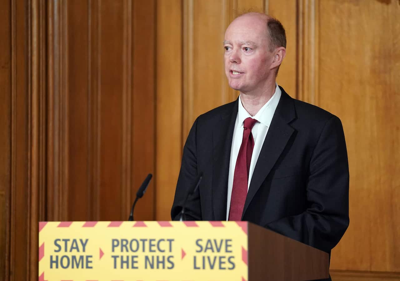 Britain's Chief Medical Officer Professor Chris Witty.