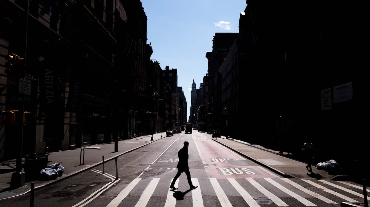 New York is still considered the epicentre of the coronavirus outbreak in the US and people are still being asked to stay home to stop the spread.