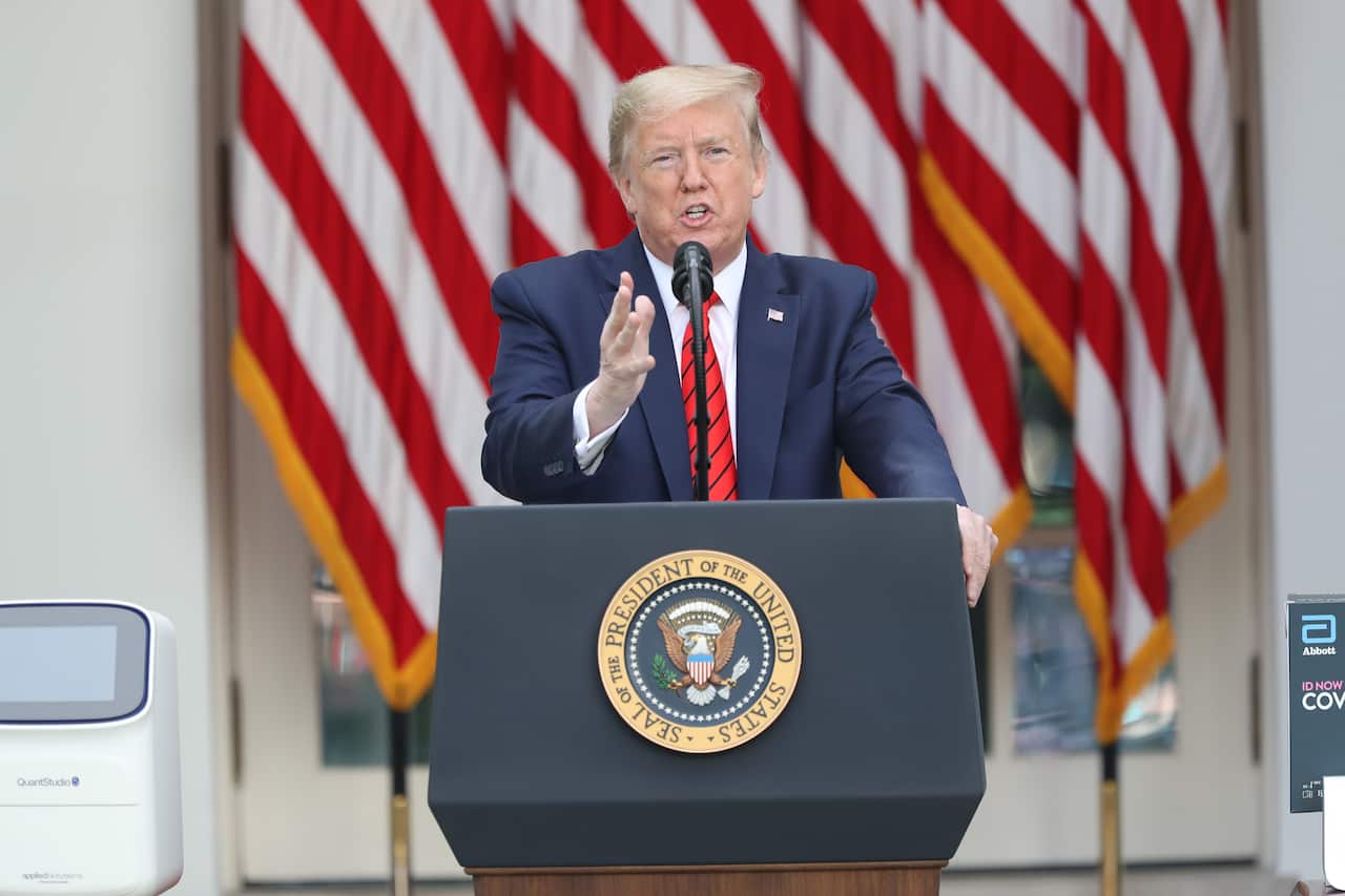 US President Donald Trump has unloaded on former president Barack Obama.