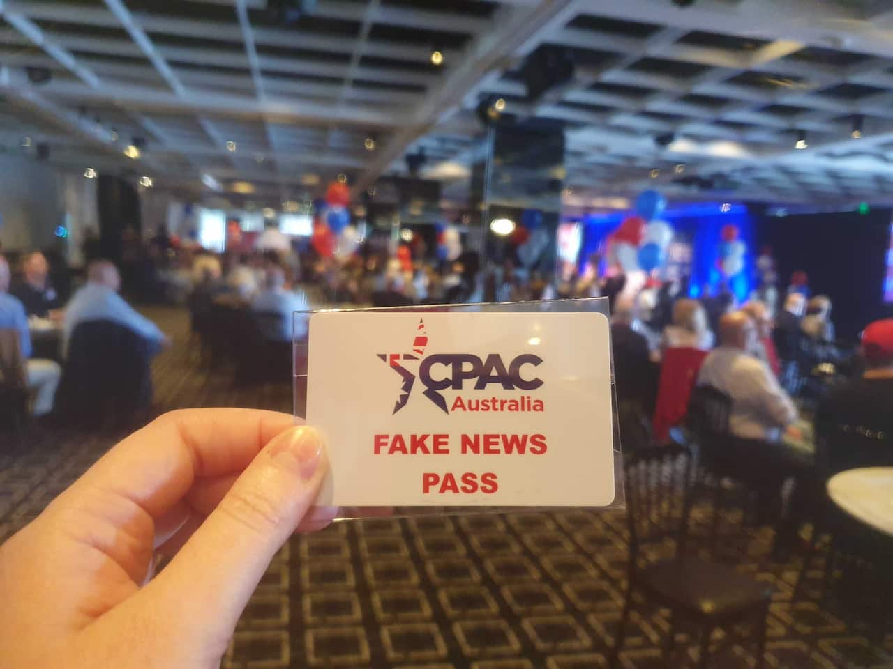 Meanwhile at CPAC in Sydney.