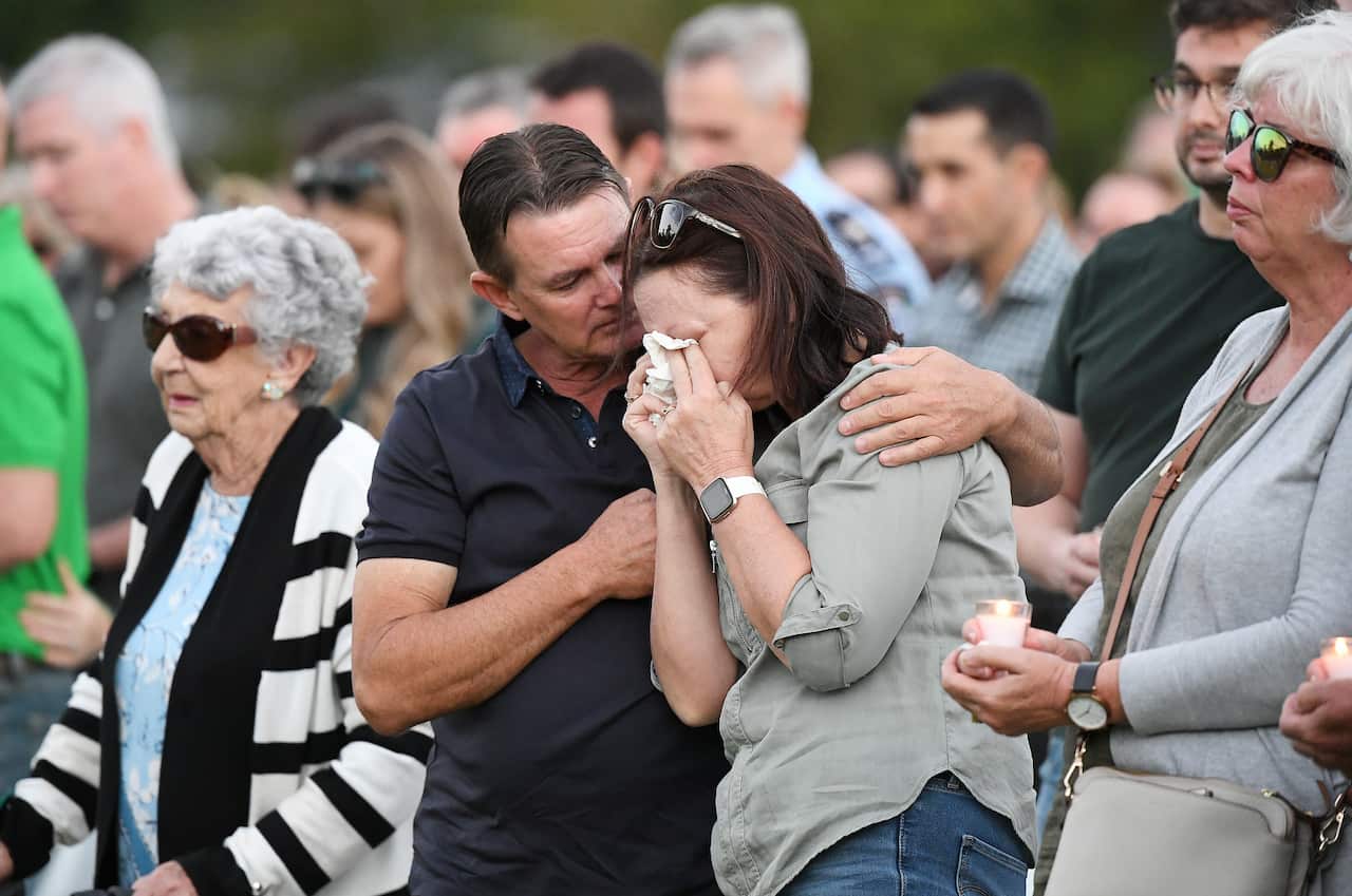 Hundreds gathered in Parkwood on Monday afternoon to pay tribute to 27-year-old Kelly Wilkinson.