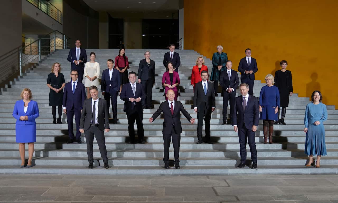 Olaf Scholz and his new cabinet