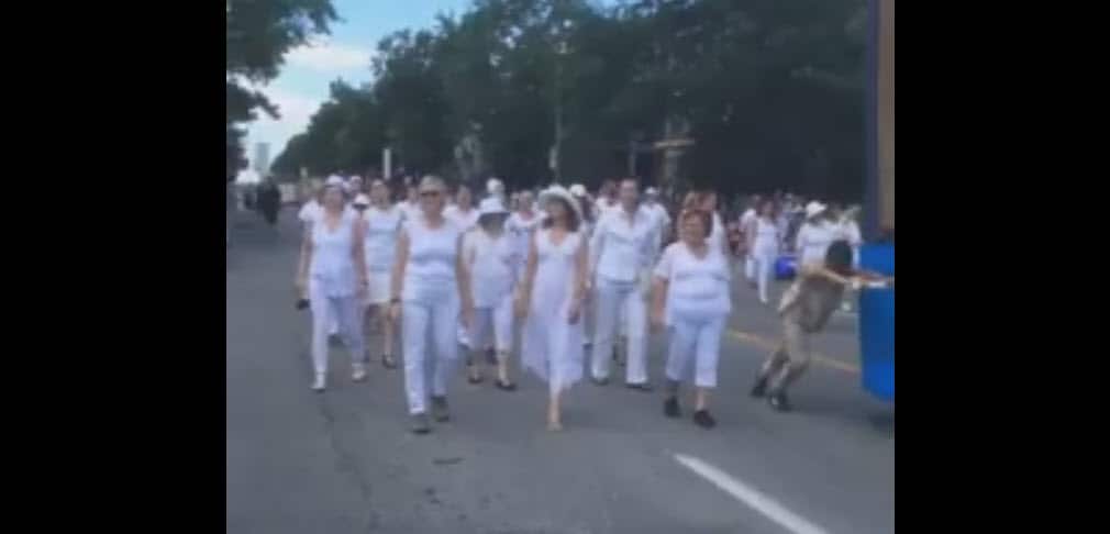 Another screen grab from the video.