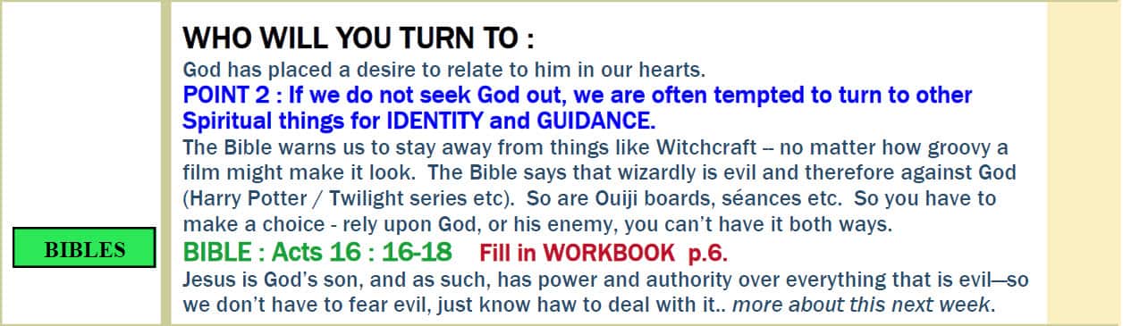 An extract from Seed SRE about the evils of Harry Potter and twilight.